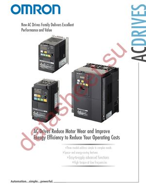 3G3JX-A4004 datasheet  